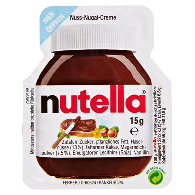 Nutella Nuss-Nougat-Crem 120 Einzelportionen