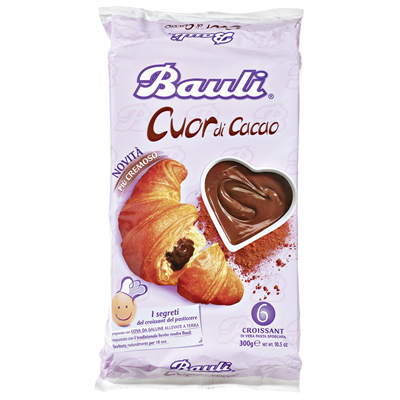 Bauli Croissants mit Schokoladenfüllung 300 g
