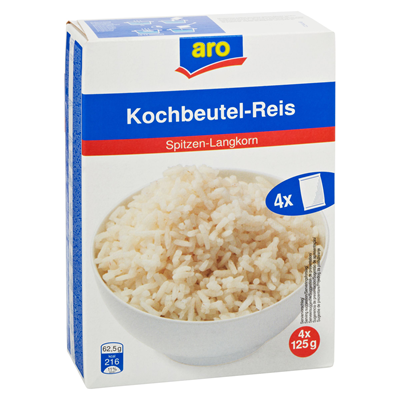 ARO Spitzen Langkornreis im Kochbeutel 500 g
