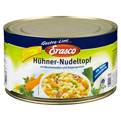 Erasco Hühner Nudeltopf mit Fleisch 4,5 kg