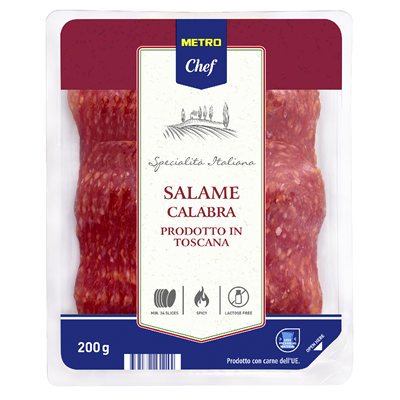 Metro Chef Salami Calabra geschnitten  200 g