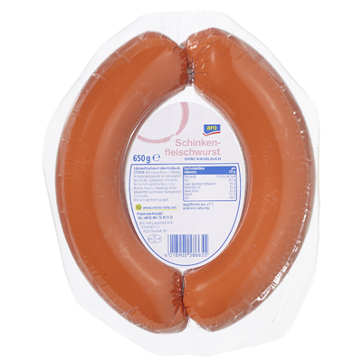 ARO Schinkenfleischwurst im Ring 650 g