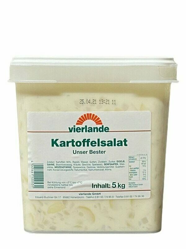 Vierlande Kartoffelsalat 5 kg