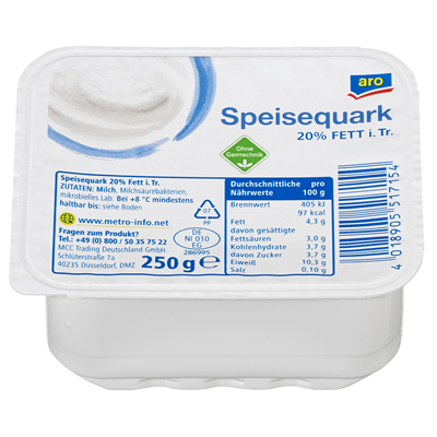 ARO Speisequark 20 % Fett 250 g