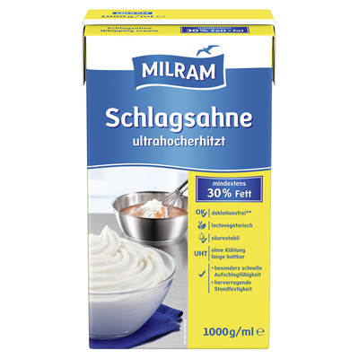 Milram H-Schlagsahne 30 % Fett 1L