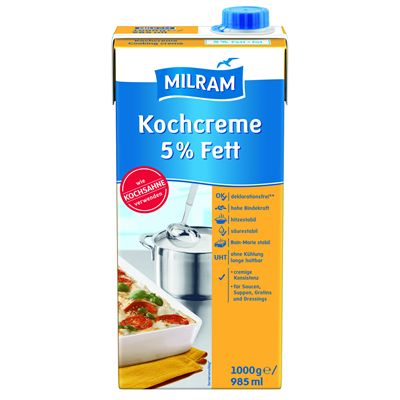 Milram Kochcreme 5 % Fett 1L