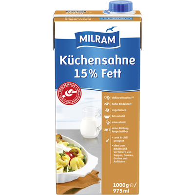 Milram H-Küchensahne 15% - 1 kg