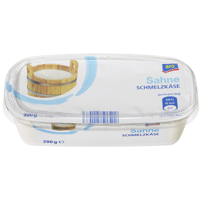 ARO Schmelzkäse Sahne 50 % Fett 200 g