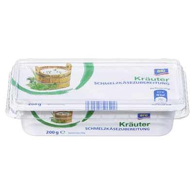 ARO Schmelzkäse Kräuter 50 % Fett 200 g