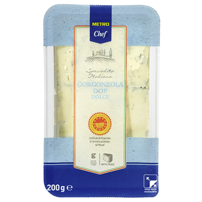 METRO Chef Gorgonzola Dolce mit Rinde 200 g