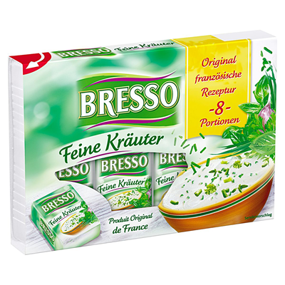 Bresso Portionen Feine Kräuter Frischkäse 120 g