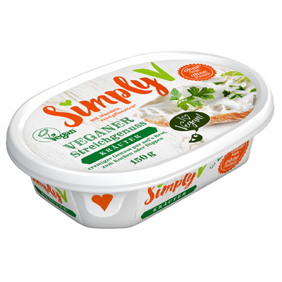 Simply V Veganer Streichgenuss Kräuter 150 g Simply V Veganer Streichgenuss Kräuter 150 g