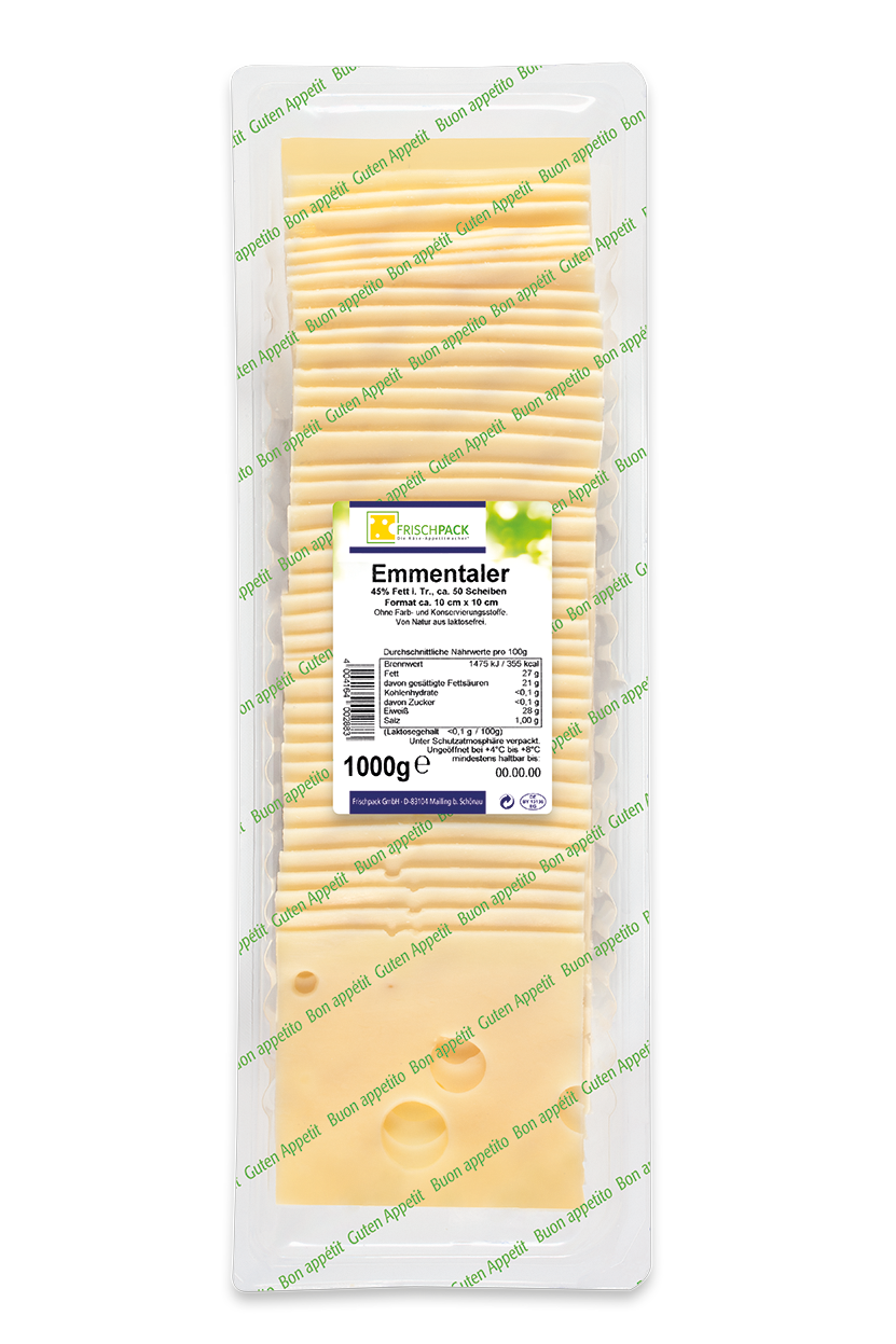 Emmentaler in Scheiben 1 kg