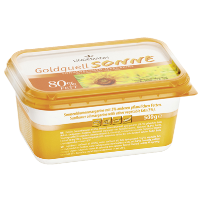 Lindemann  Sonnenblumenmargarine  500 g