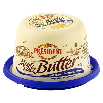 President Butter mit Meersalz 250 g