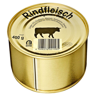 Simon Werner TIP GmbH & Co KG Rindfleisch 400 g Dose Simon Werner TIP GmbH & Co KG Rindfleisch 400 g Dose