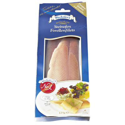 Wechsler Forellenfilet geräuchert 125 g Wechsler Forellenfilet geräuchert 125 g