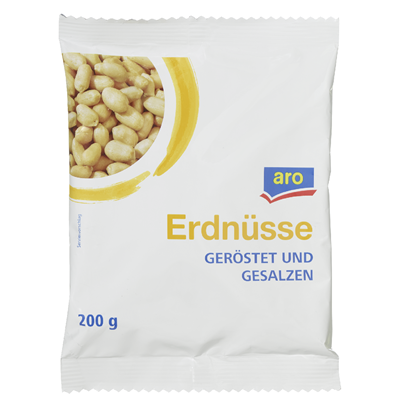 ARO Erdnüsse geröstet und gesalzen 200 g ARO Erdnüsse geröstet und gesalzen 200 g