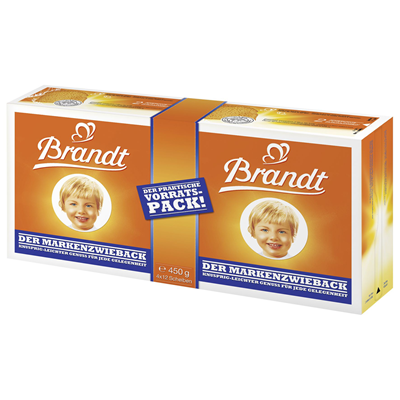 Brandt Der Markenzwieback fertig gebacken  450 g