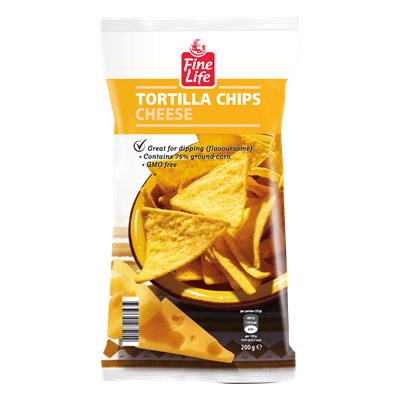 Fine Life Tortilla Chips Cheese 200 g