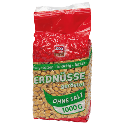 XOX Erdnüsse ungesalzen 1000 g