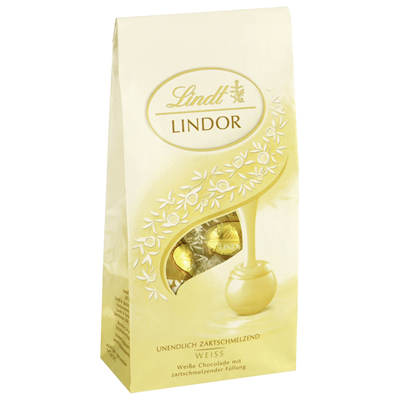 Lindt Lindor Milch-Kugeln weiß Schokolade  137 g