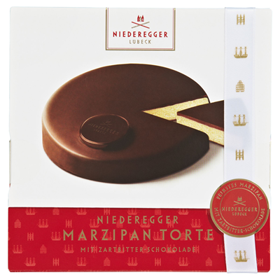 Niederegger Marzipan Torte mit Zartbitter-Schokolade 185 g