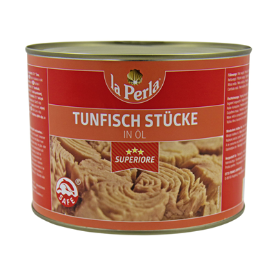 La Perla Thunfisch Stücke in Öl 1,705 kg La Perla Thunfisch Stücke in Öl 1,705 kg