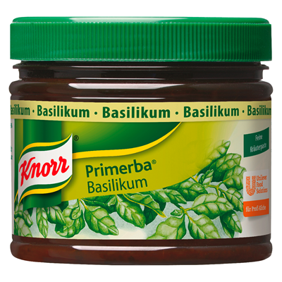 Knorr Primerba Basilikum Kräuterpaste 340 g Knorr Primerba Basilikum Kräuterpaste 340 g