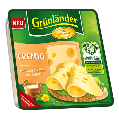 Grünländer Schnittkäse Cremig  130 g