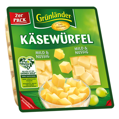 Grünländer Käsewürfel mild & nussig 120 g