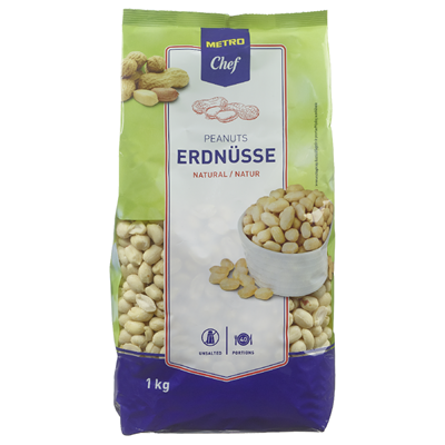 METRO Chef Erdnusskerne ungeröstet - ungesalzen - 1 kg