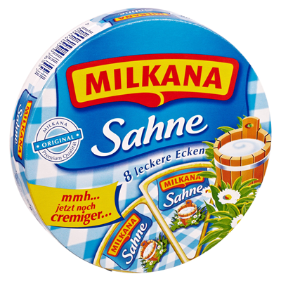 Milkana Sahne Schmelzkäsezubereitung  8 x 25 g