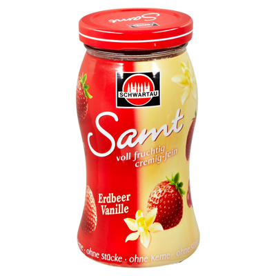Schwartau Samt Konfitüre Erdbeer-Vanille 270 g