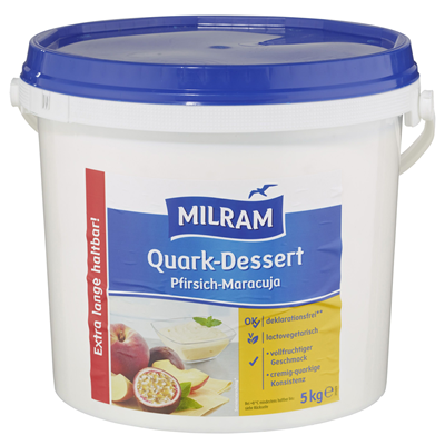 Milram Quark Dessert Pfirsich-Maracuja 5 kg