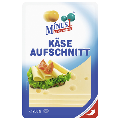 MinusL Laktosefreier Käseaufschnitt 200 g
