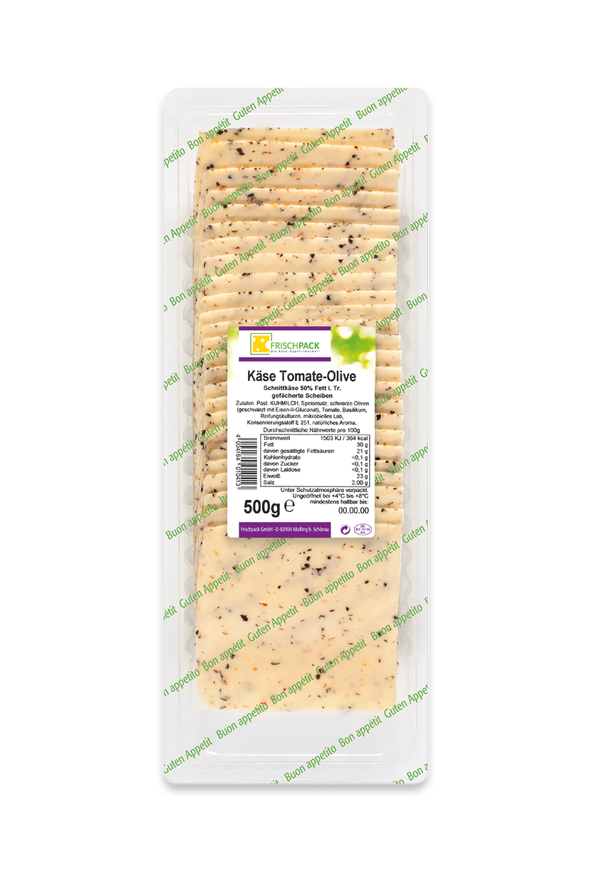 Käse Tomate-Olive 500 g