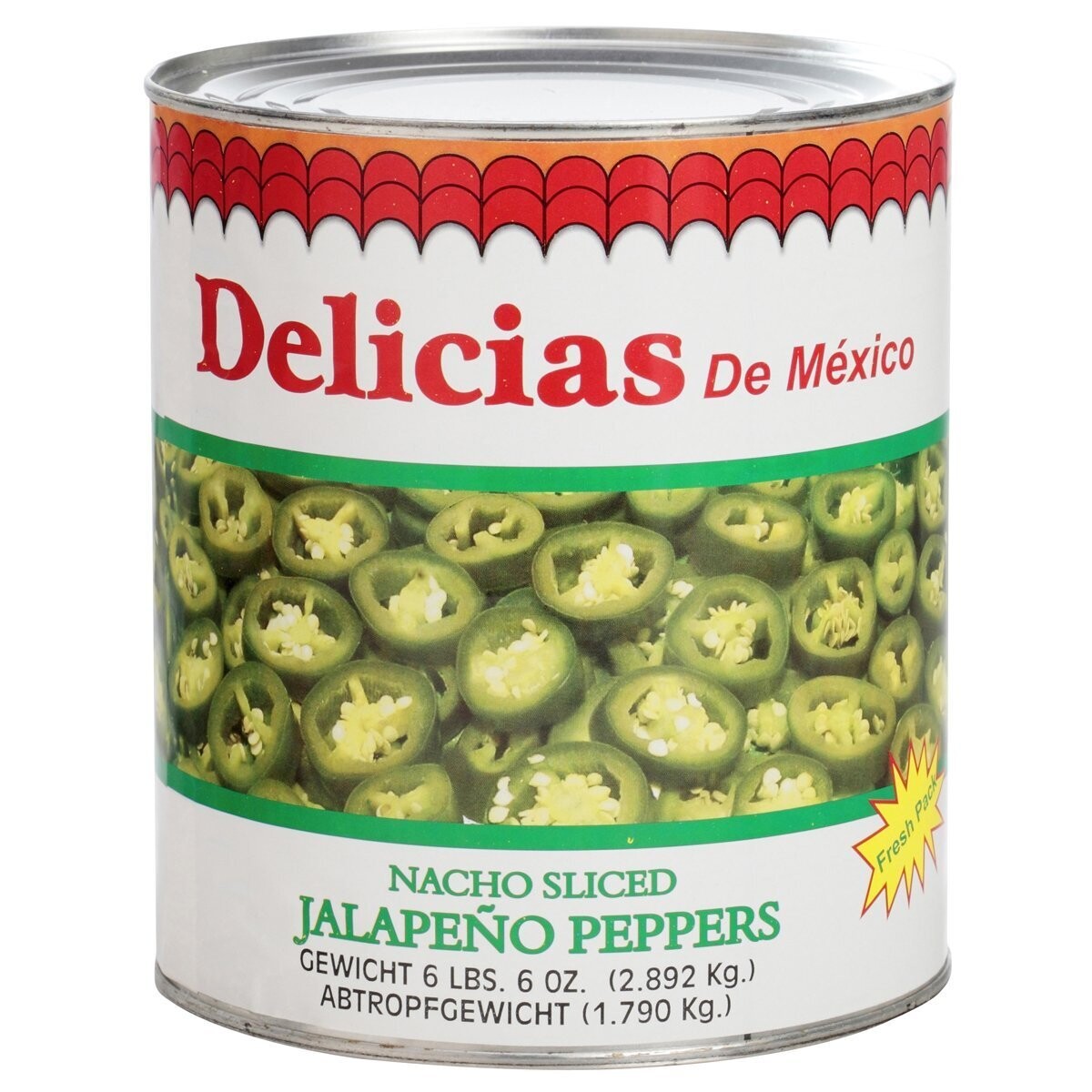 Jalapeno Nacho Slices 3/1-Dose