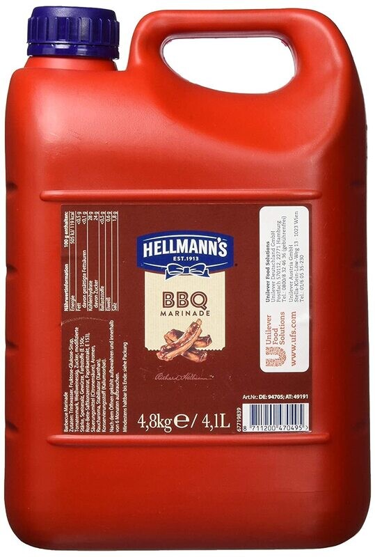 Hellmann´s BBQ Marinade 4, 8kg