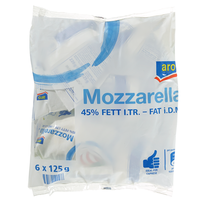 ARO Mozzarella Multipack 6 Stück à 125 g