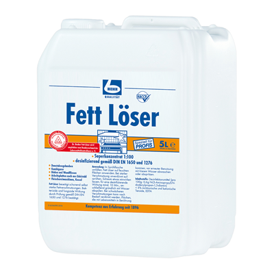 BECHER Fettlöser flüssig  5 L