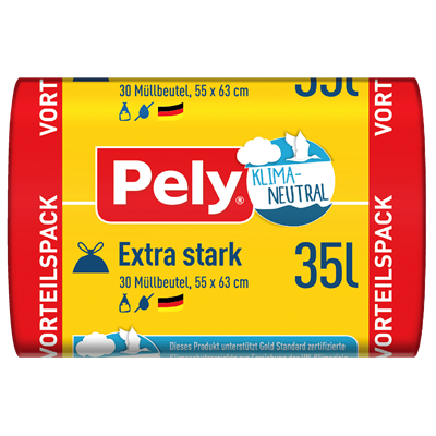 Pely Extra Star Beutel mit Zugband 35 L