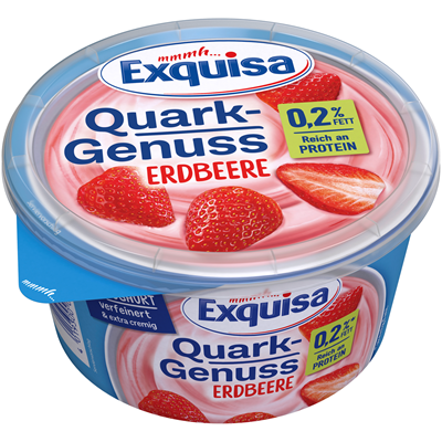 Exquisa QuarkGenuss Erdbeer 500 g
