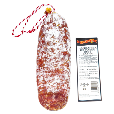 Porxas Longaniza de Payes -250 g