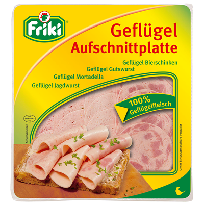 Friki Geflügelaufschnitt 4-fach sortiert  150 g