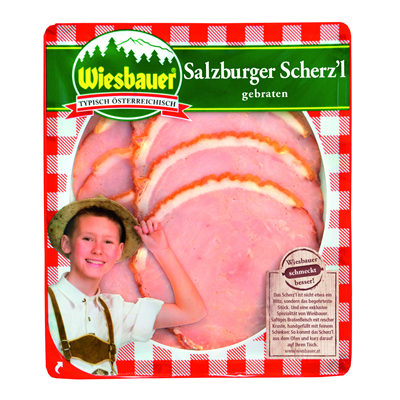 Wiesbauer Salzburger Scherz’l Gekochter Schinken 80 g
