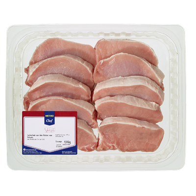 Schweine Lachssteaks ca. 1500g