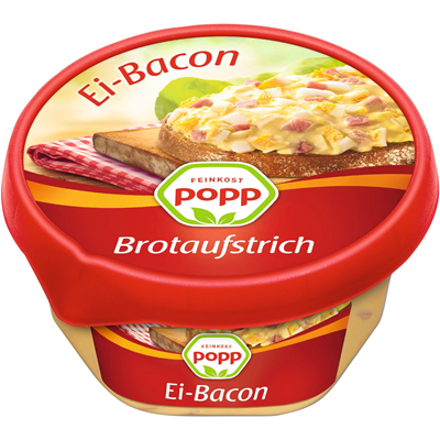 Popp Brotaufstrich Ei-Bacon Salat 150 g
