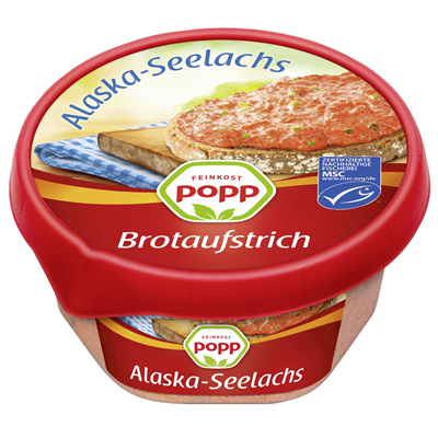 Popp Brotaufstrich Seelachs Alaska-Seelachssalat 150 g
