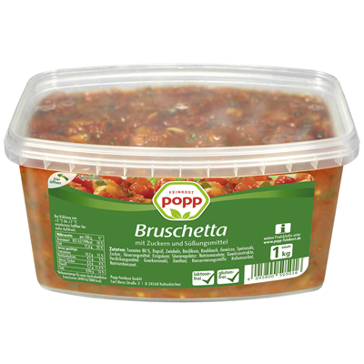 Popp Bruschetta Tomatenzubereitung 1 kg